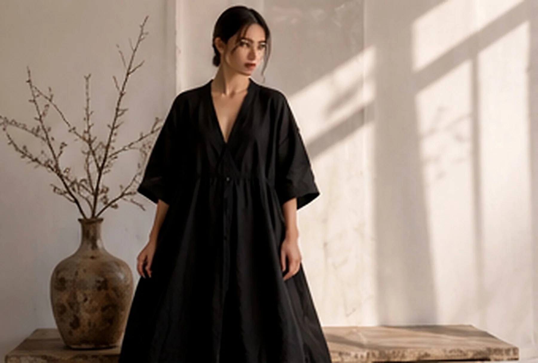Look noir Atelier Shizen