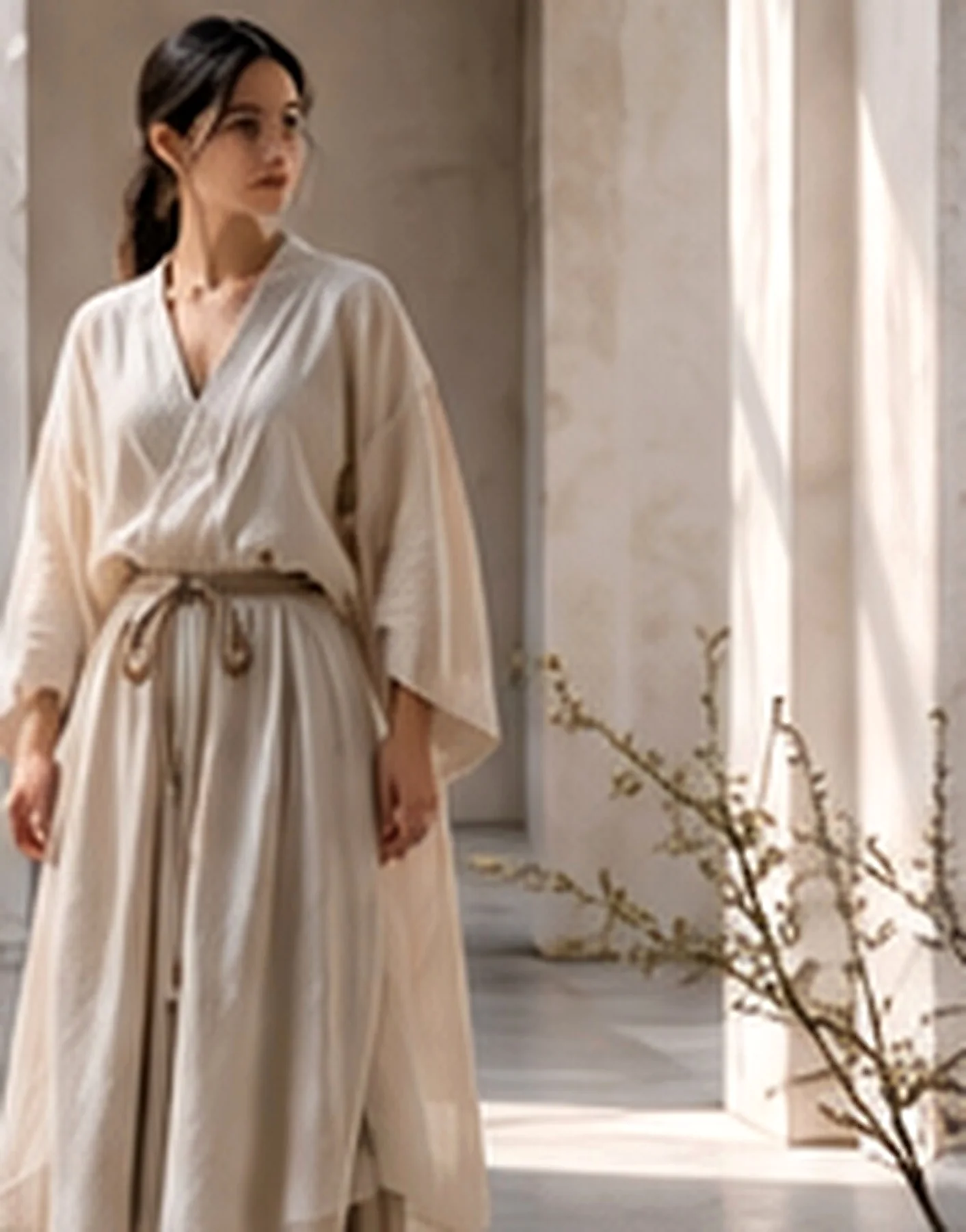 Look écru Atelier Shizen